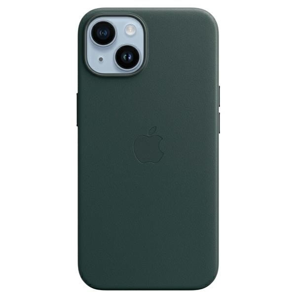 Apple Mobilskal till iPhone 14 Plus/15 Plus MagSafe Läder - Skogsgrön