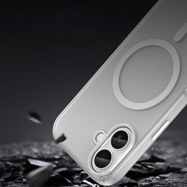 Mobilskal till iPhone 17 MagSafe Abrasive - Matte Vit Vit