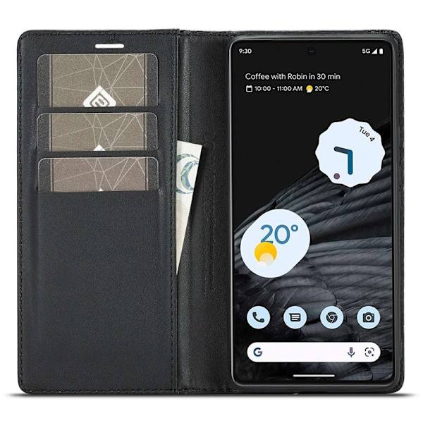 LC.IMEEKE för Google Pixel 7 Pro Plånboksfodral Konstläder - Vit