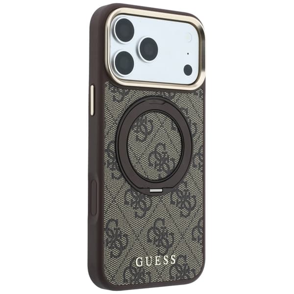 Guess Mobilskal För iPhone 18 Pro/17 Pro Magsafe Ringhållare 360 4G Classic Logo