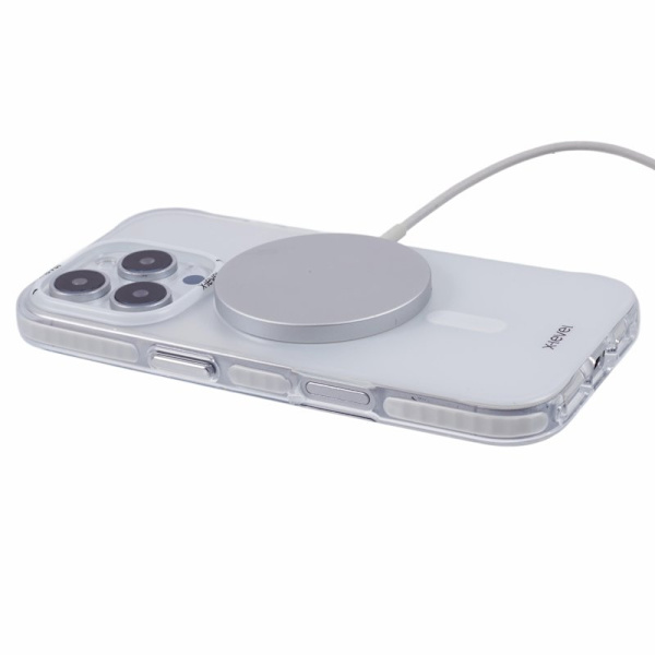 X-LEVEL Mobilskal till iPhone 16 Pro MagSafe TPU Gradient Vit
