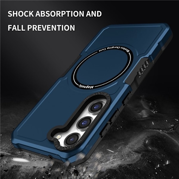 Galaxy S23 Plus Skal Magsafe Anti Drop - Mörkblå