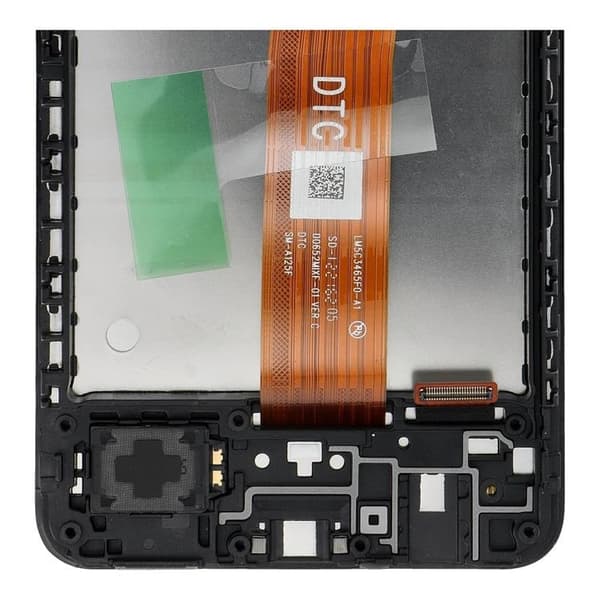 Galaxy A12 Skärm med LCD-display Service Pack A125F GH82-24490A Svart
