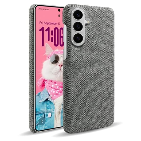 Mobilskal till Samsung Galaxy S26 / S26 Pro Klädd Textur Anti-Scratch Plast Grå