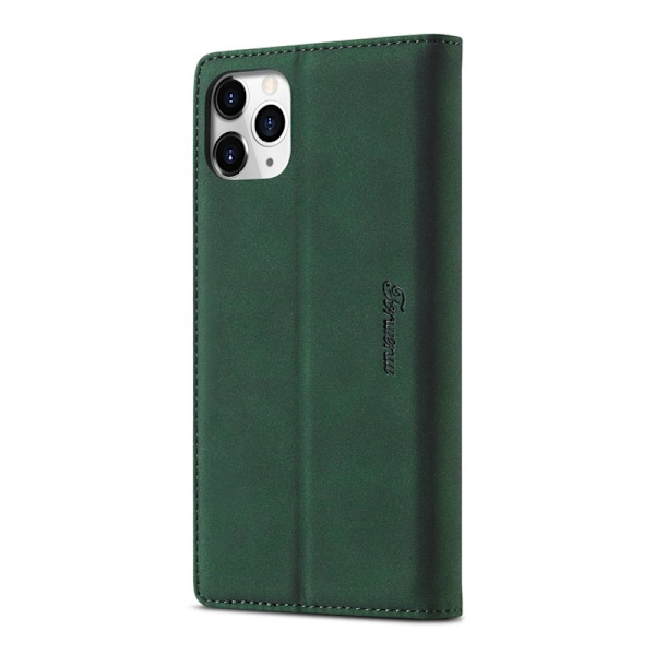 FORWENW iPhone 12 mini Plånboksfodral i Konstläder - Grön