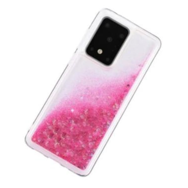 Glitter Cover til Samsung Galaxy S20 Plus - Rosa Pink