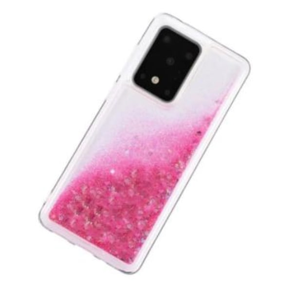 Glitter Skal till Samsung Galaxy S20 Plus - Rosa Rosa
