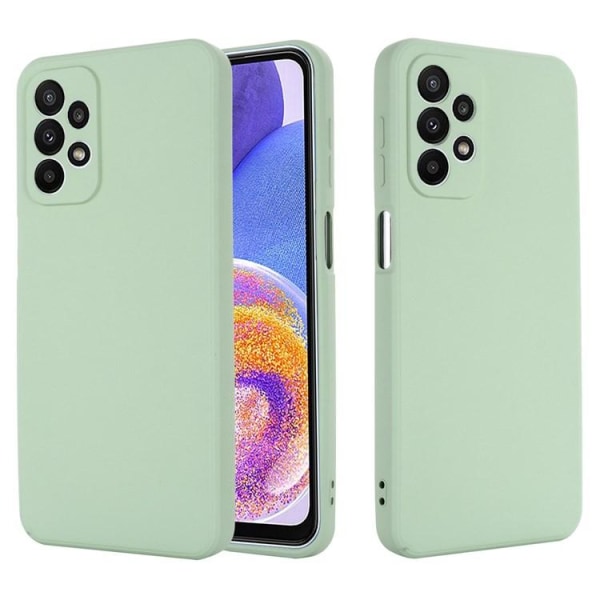 Galaxy A23 4G/5G Mobile Case nestemäinen silikoni - vihreä