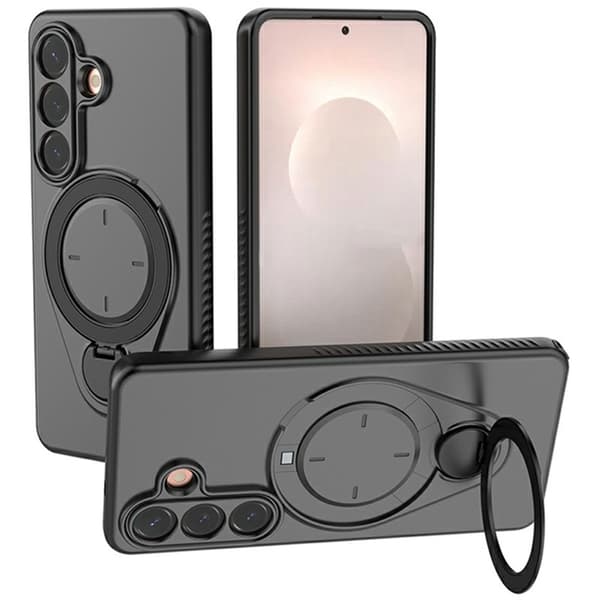 Mobilskal till Galaxy S26 Plus MagSafe Rotating Kickstand TPU+PC Svart