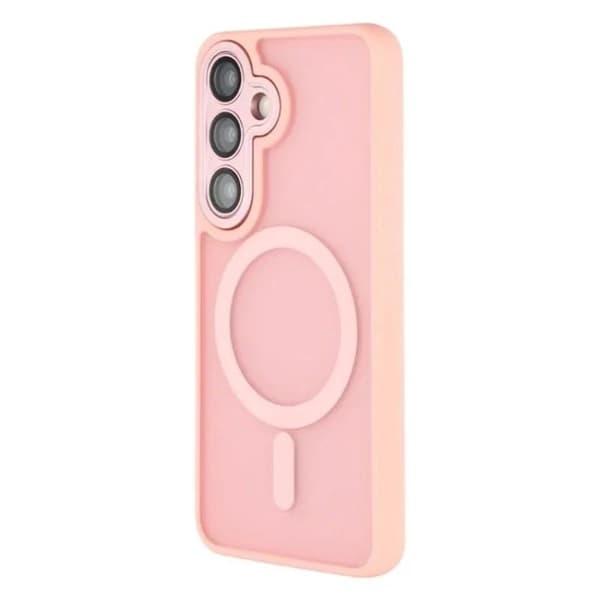 WANLONFENG Mobilskal för Samsung Galaxy S26 Plus Shockproof Magnetiskt Rosa