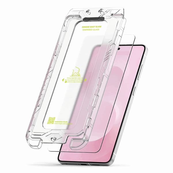 Ringke [2-Pack] Galaxy S25 Edge Härdat Glas Skärmskydd Easy Slide Transparent