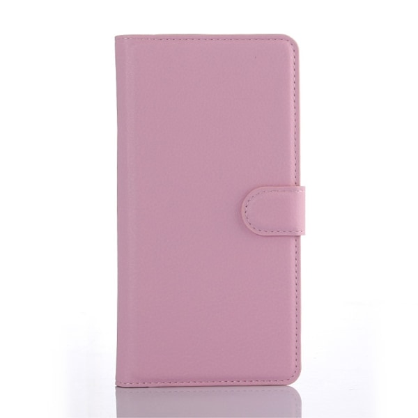Litchi Plånboksfodral till Sony Xperia XA1 - Rosa Rosa
