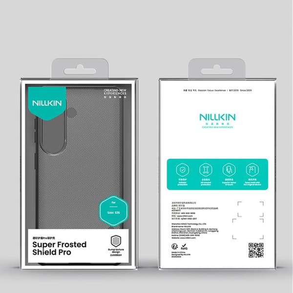 Nillkin Mobilskal för Galaxy S26 Plus Super Frosted Shield Pro - Translucent Svart