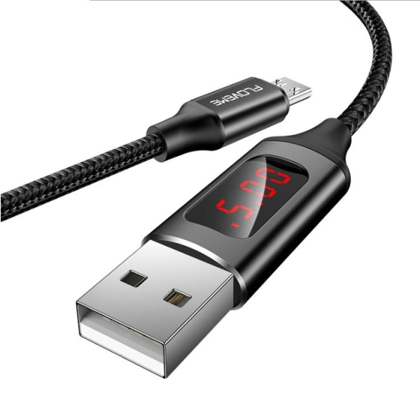 Floveme Micro-USB laddningskabel med Display
