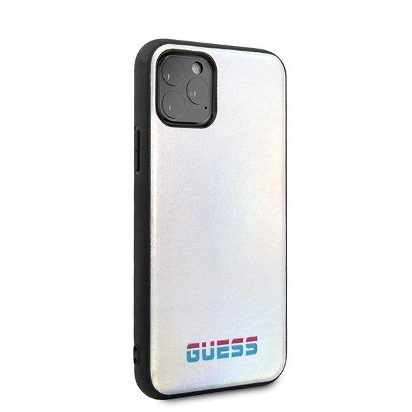 Guess Skal iPhone 11 Pro Iridescent - Silver Silver