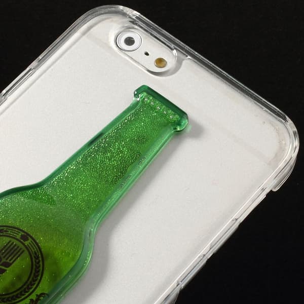 BaksideSkal till Apple iPhone 6 / 6S  - Liquid Beer Bottle (Green) Grön
