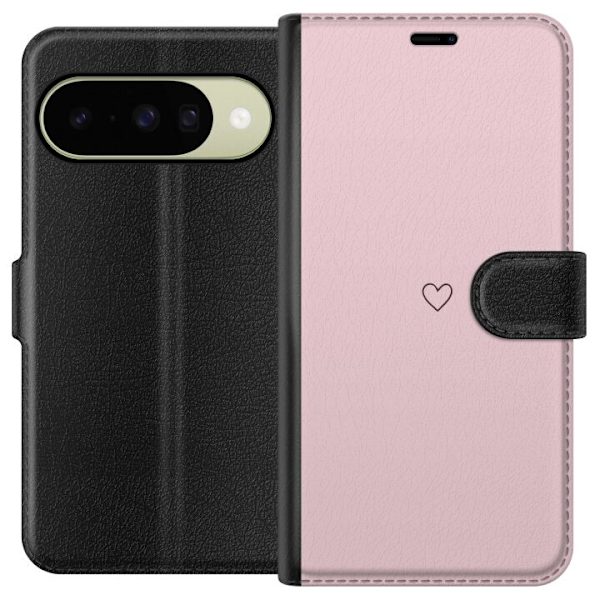 Plånboksfodral till Google Pixel 10 med Litet Hjärta