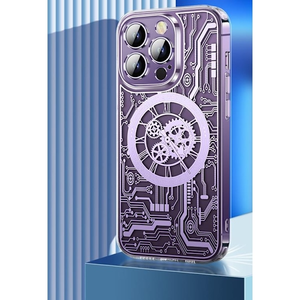 iPhone 14 Pro Mobilskal Magsafe Mechanical - Lila