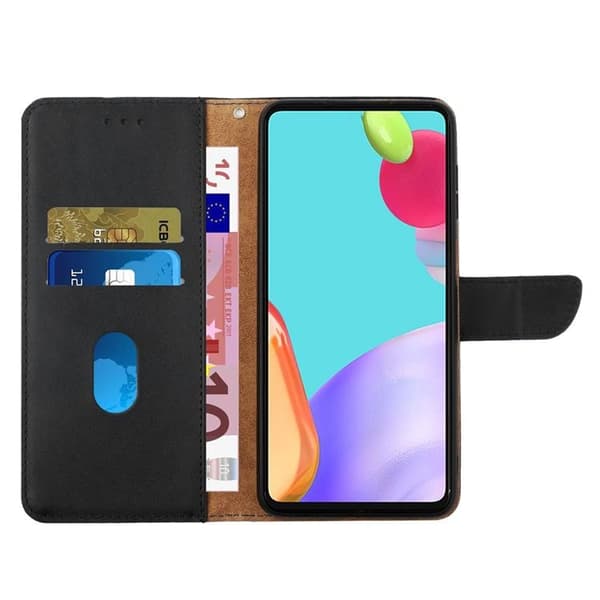 Sony Xperia 1 VII Plånboksfodral Äkta läder - Svart Svart