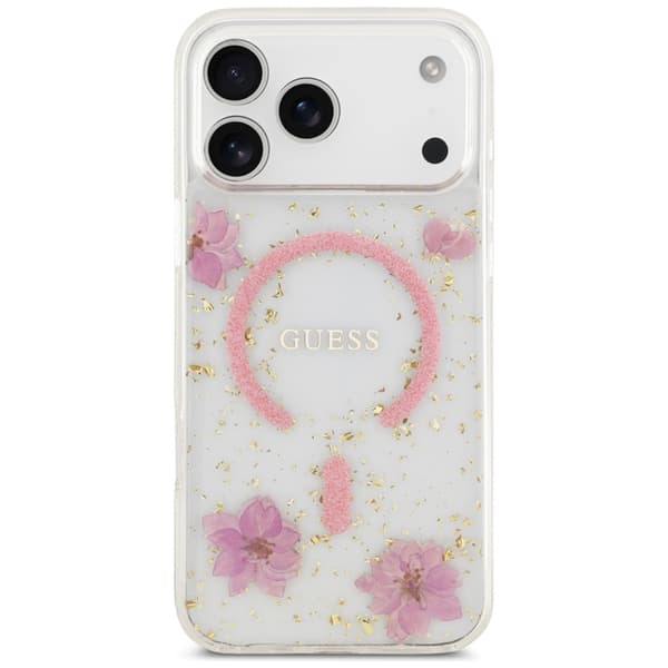 Guess Mobilskal För iPhone 18 Pro Max/17 Pro Max Magsafe Resin Flowers