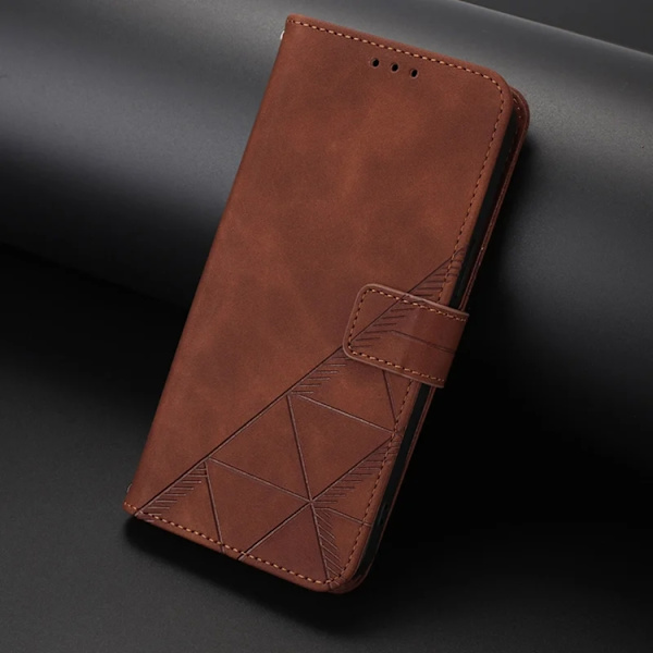 iPhone 17 Pro Max Plånboksfodral Med REM - Brun Brun