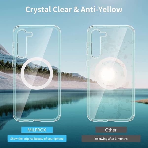 Mobilskal till Galaxy S23 Plus Magsafe Shockproof Magnetic - Clear Transparent