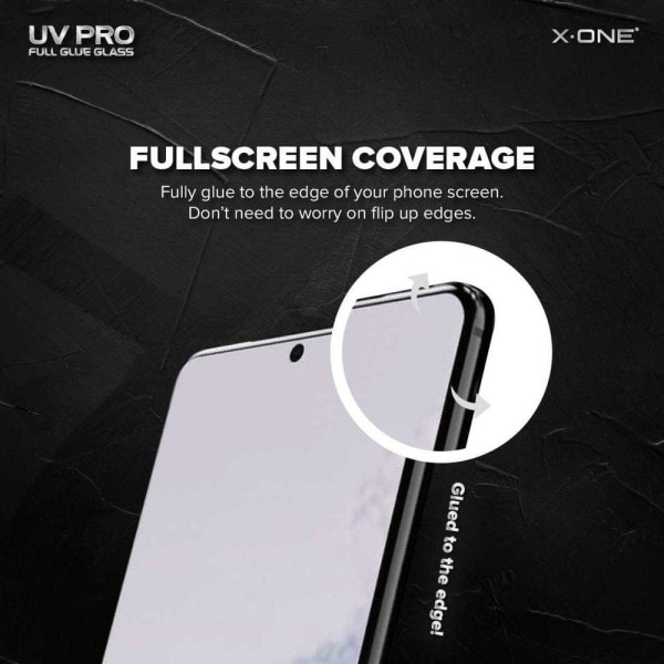 X-ONE UV PRO karkaistu lasi näytönsuoja Samsung Galaxy S9 Plus -puhelimelle