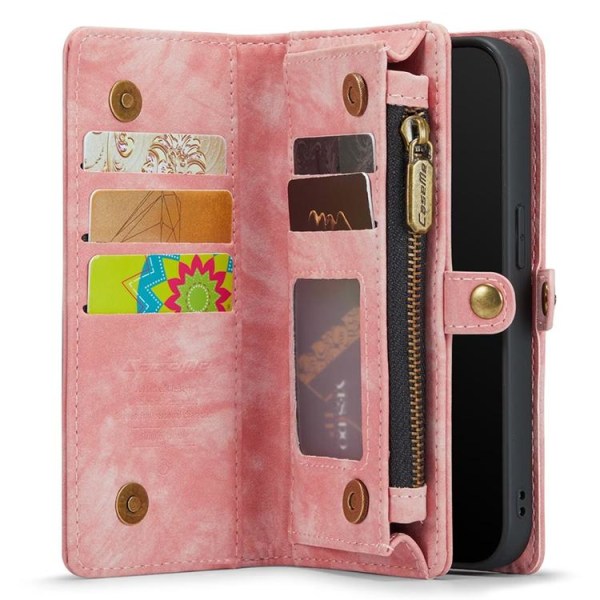 Caseme iPhone 11 Pro Wallet Case Aftagelig - Pink