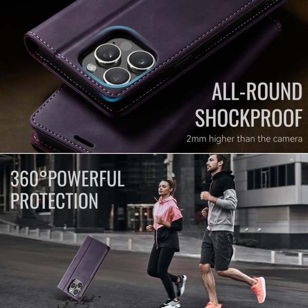 CASEME 033 Mobilskal till iPhone 13 Pro Max RFID Blocker Lila
