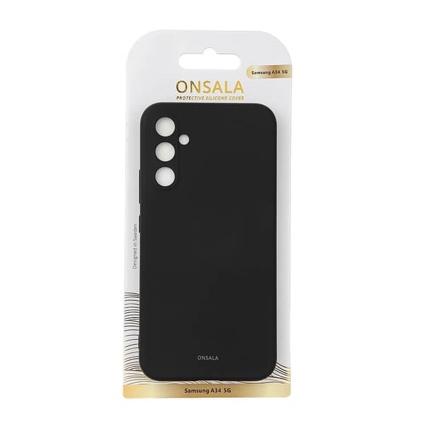 ONSALA Galaxy A34 5G Skal Silikon - Svart Svart