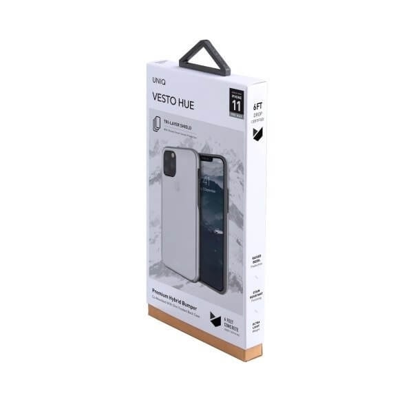 UNIQ Vesto Hue skal iPhone 11 Pro Max Silver Silver