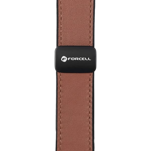 Forcell Apple Watch (38/40/41) Armband Läder - Brun Brun
