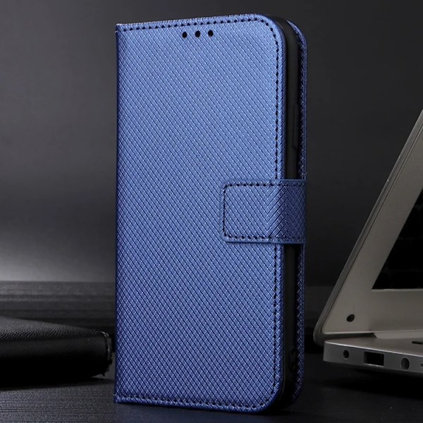 OnePlus Nord 5 Plånboksfodral Diamond Texture - Blå Blå