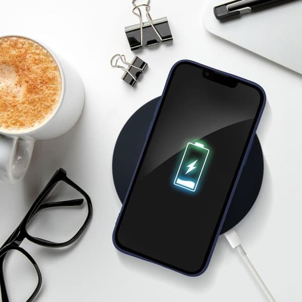 Mobilskal till iPhone 16e Soft - Mörkblå Blå
