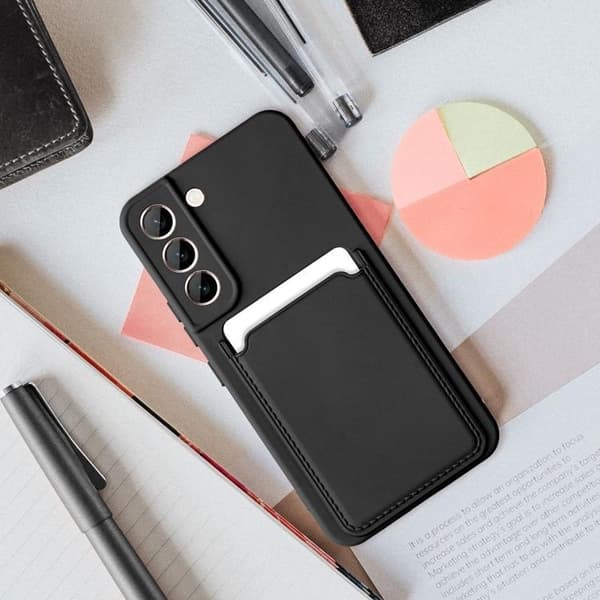 Galaxy A35 5G Kortholder Mobilcover - Sort Black