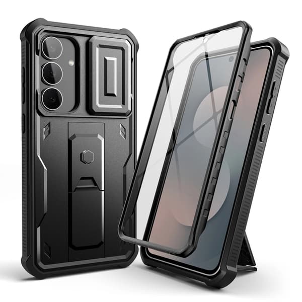Tech-Protect Telefontaske til Galaxy S25 FE Kevlar Camplus - Sort Svart