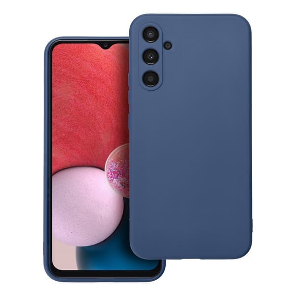 BLØDT etui til Samsung Galaxy A34 5G mørkeblå Blå