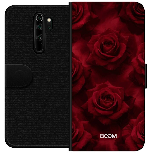 Plånboksfodral till Xiaomi Redmi Note 8 Pro med Crimson Rose