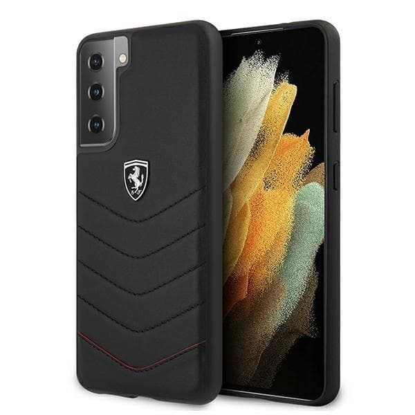 Ferrari Skal Galaxy S21 Plus Off Track Quilted - Svart Black