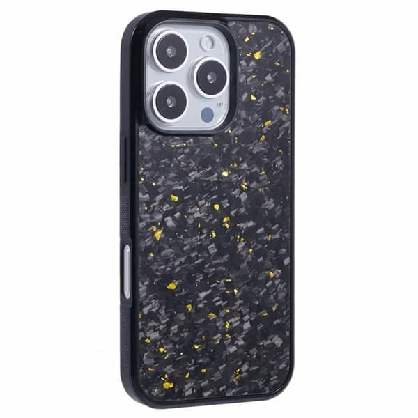 Mobilskal till iPhone 16 Pro Max Aramid Fiber Forged - Guld Guld