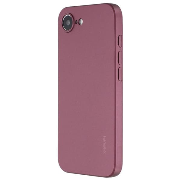 X-LEVEL Guardian Series Mobilskal till iPhone 16e Soft TPU Vinröd