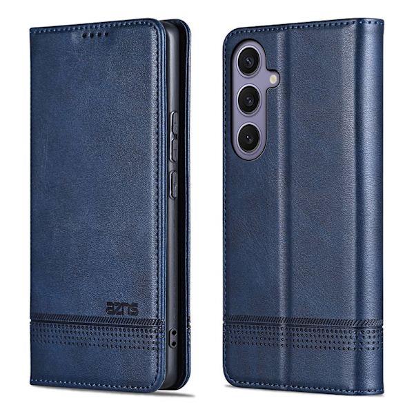 AZNS Plånboksfodral för Samsung Galaxy S26 Plus Konstläder - Blå