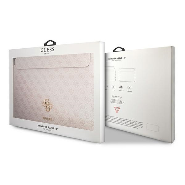 Guess Datorfodral 13" 4G Big Logo - Rosa