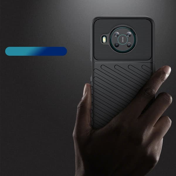 Nokia X100 Mobilskal Thunder Flexible Armored - Svart Black