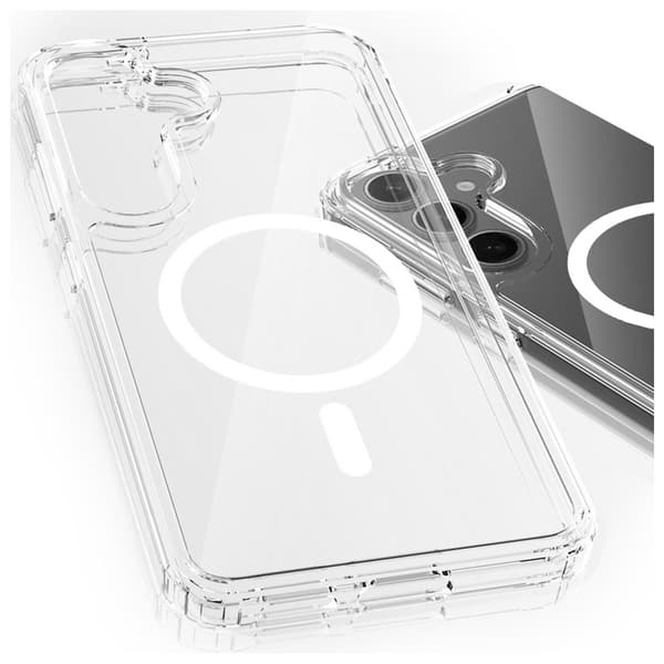 3MK Mobilskal till Galaxy S24 FE MagSafe Armor - Clear