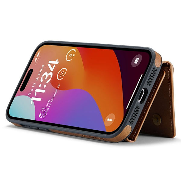 DG.MING M5 Series Mobilskal till iPhone 15 Pro Max Brun