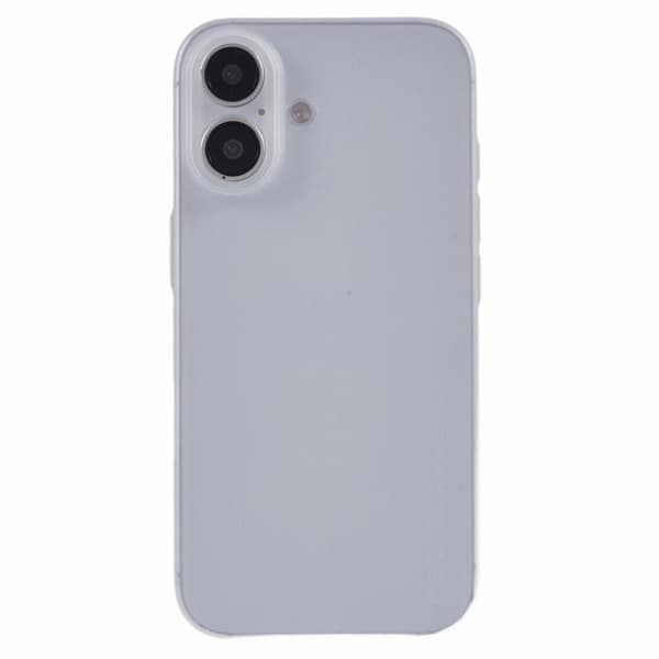 X-LEVEL Mobilskal till iPhone 16 Hård PP Matt 0.18mm Ultra-Tunn Transparent