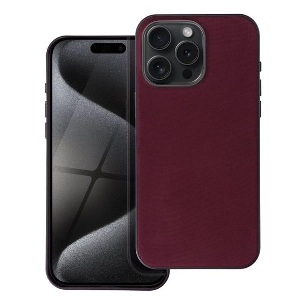 iPhone 14 Plus Mobilcover Magsafe Woven - Burgundy
