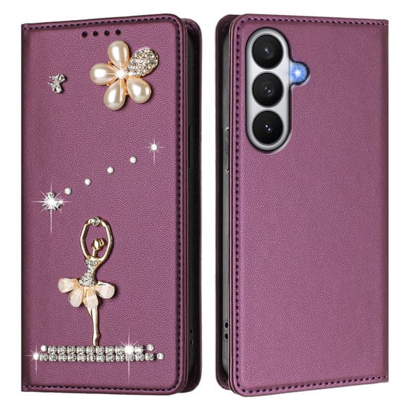 Plånboksfodral för Samsung Galaxy S26 Konstläder RFID - Lila