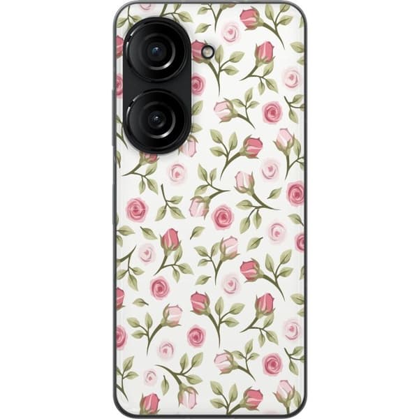Telefontaske til Asus Zenfone 10 med blomster